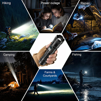EXCLUSIVE DEAL 70% OFF +🎁 2026 Version Super Bright Ultimate Survival Flashlight |2M+ SOLD🏆80X Brighter Beam|120-Hour Battery |Advanced COB LEDs