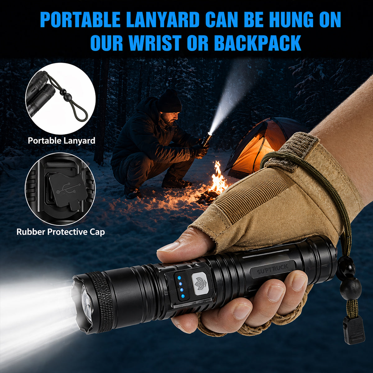 EXCLUSIVE DEAL 70% OFF +🎁 2026 Version Super Bright Ultimate Survival Flashlight |2M+ SOLD🏆80X Brighter Beam|120-Hour Battery |Advanced COB LEDs