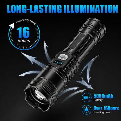 EXCLUSIVE DEAL 70% OFF +🎁 2026 Version Super Bright Ultimate Survival Flashlight |2M+ SOLD🏆80X Brighter Beam|120-Hour Battery |Advanced COB LEDs