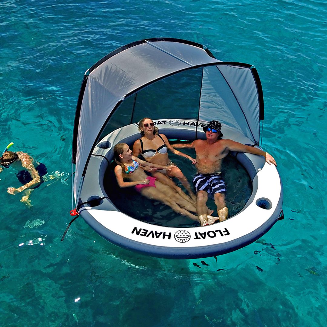 Portable Shade for the Floating Island
