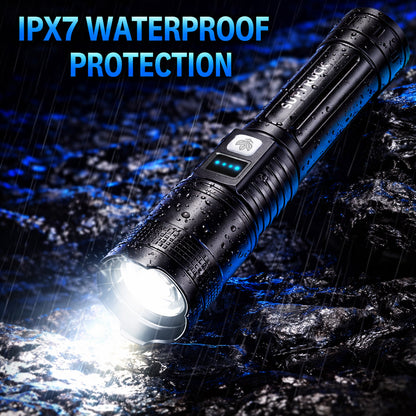 EXCLUSIVE DEAL 70% OFF +🎁 2026 Version Super Bright Ultimate Survival Flashlight |2M+ SOLD🏆80X Brighter Beam|120-Hour Battery |Advanced COB LEDs