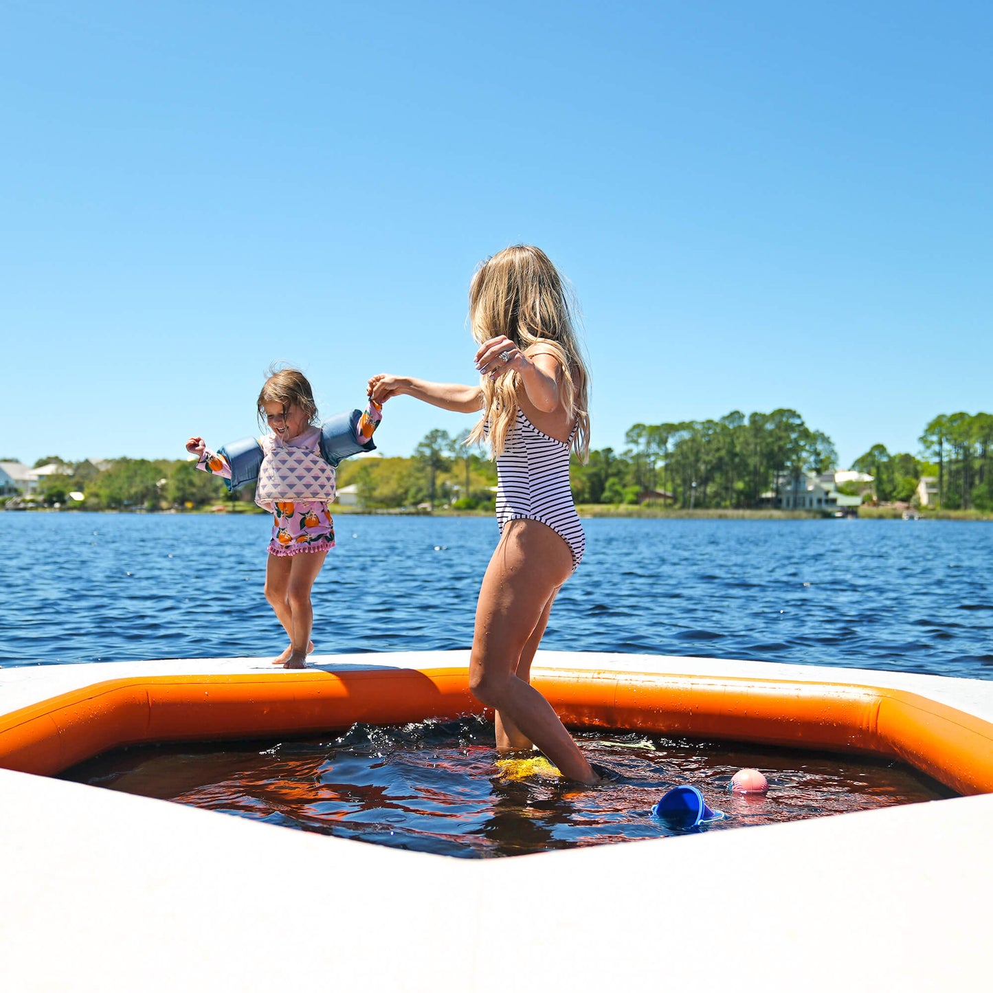 Floating Splash Pool | Heavy-Duty Interior Mesh