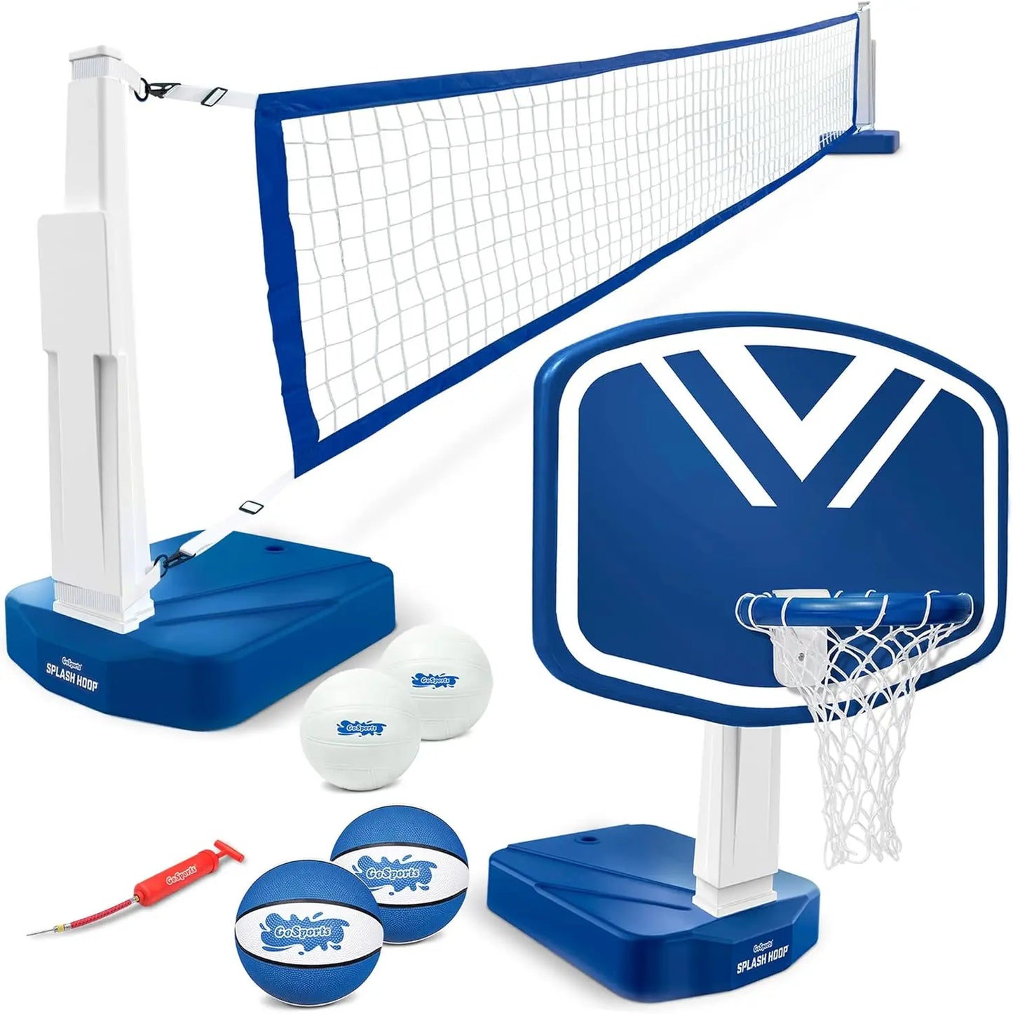 Basketball Hoop & Volleyball Net