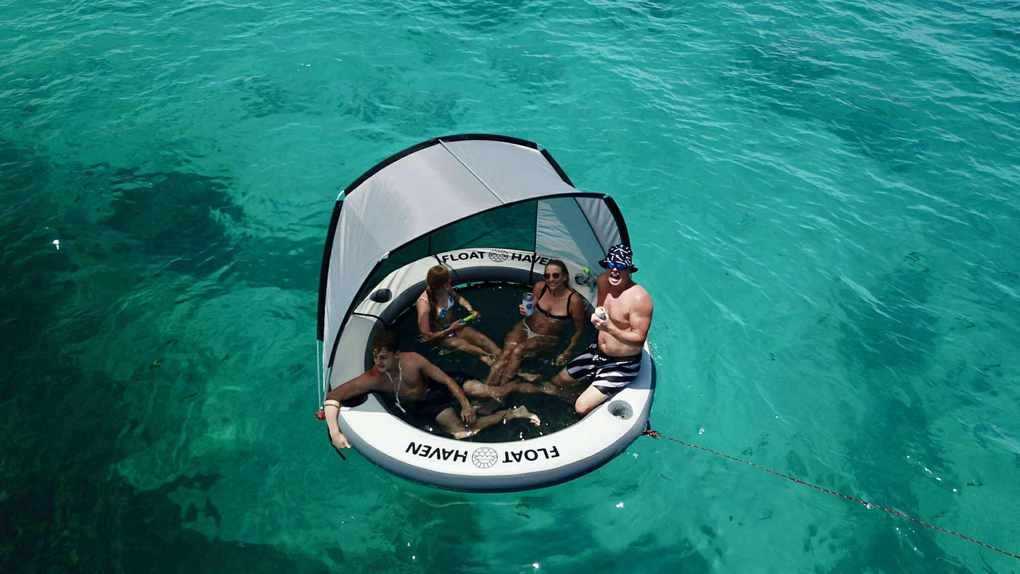 Portable Shade for the Floating Island