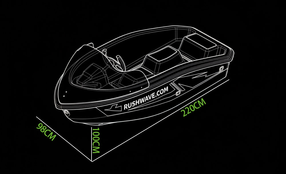 RUSH WAVE | Electric Go Kart Boat | V1