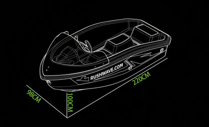 RUSH WAVE | Electric Go Kart Boat | V1
