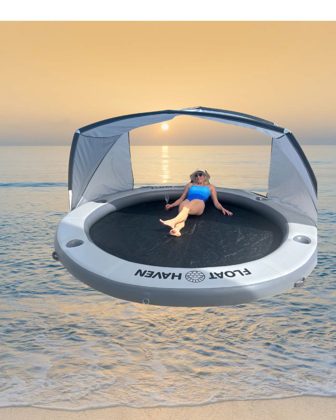 Portable Shade for the Floating Island