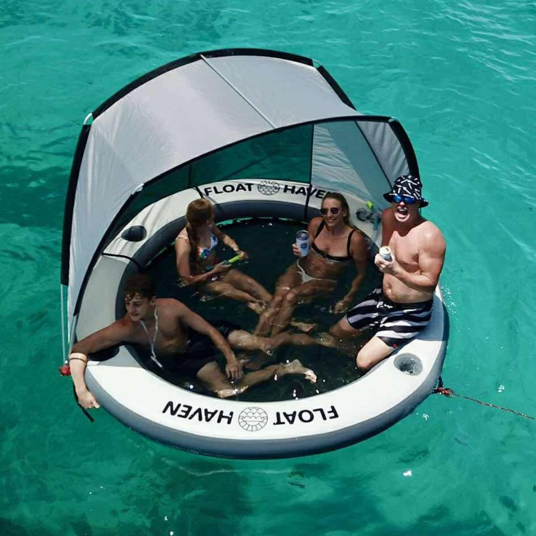 Portable Shade for the Floating Island