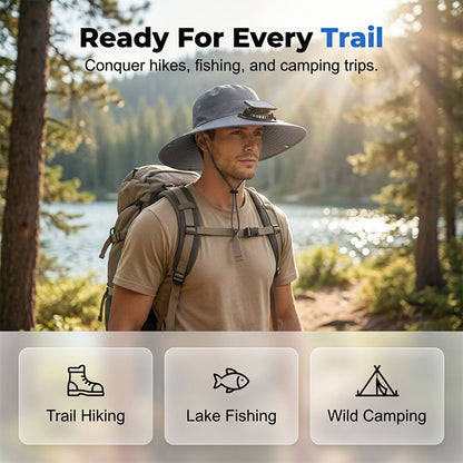 SUMMER SALE 50% OFF ✨ Breathable Fisherman Hat with Solar Fan