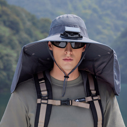 SUMMER SALE 50% OFF ✨ Breathable Fisherman Hat with Solar Fan