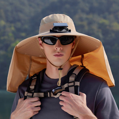 SUMMER SALE 50% OFF ✨ Breathable Fisherman Hat with Solar Fan