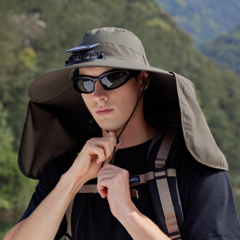SUMMER SALE 50% OFF ✨ Breathable Fisherman Hat with Solar Fan