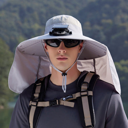 SUMMER SALE 50% OFF ✨ Breathable Fisherman Hat with Solar Fan