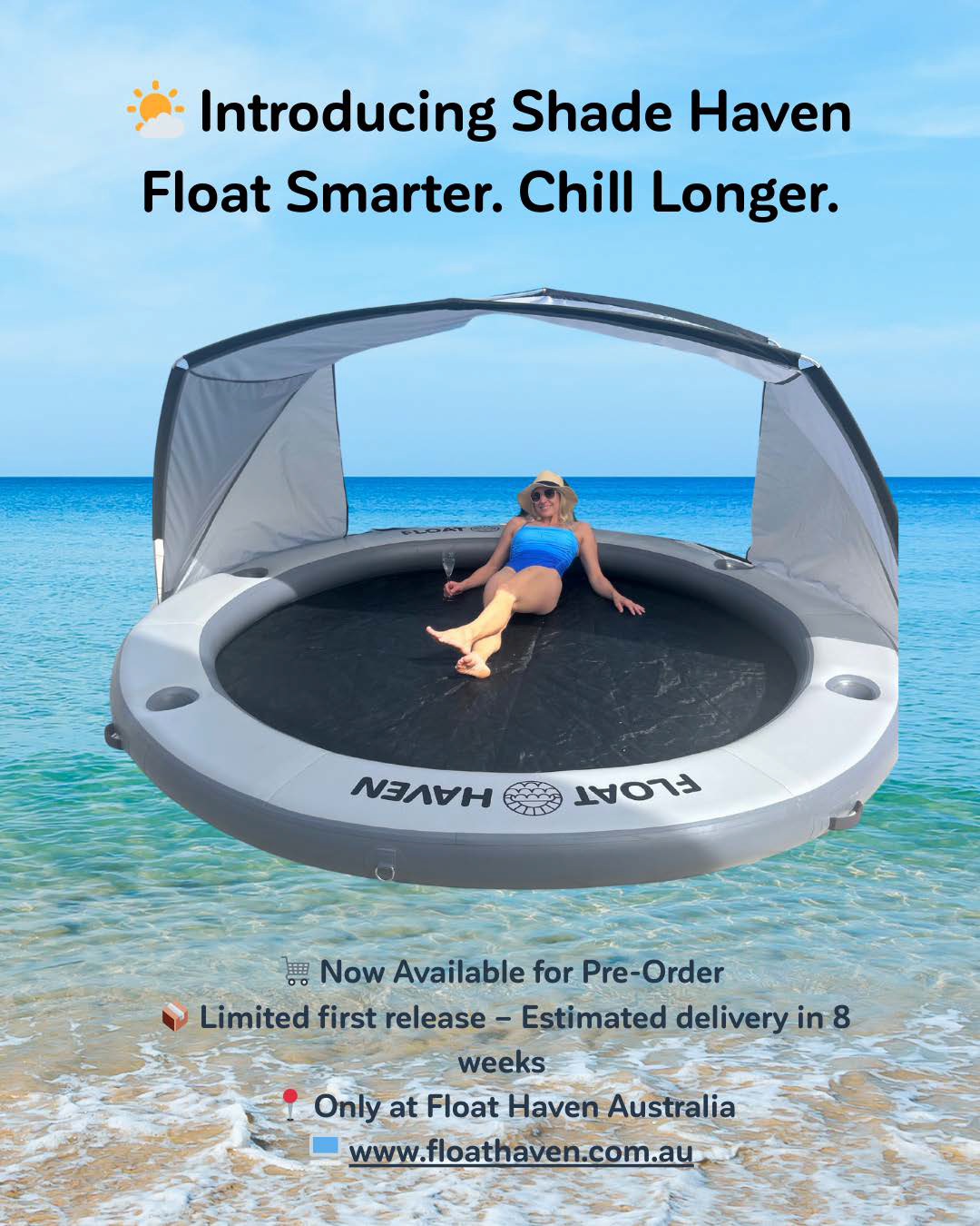 Portable Shade for the Floating Island